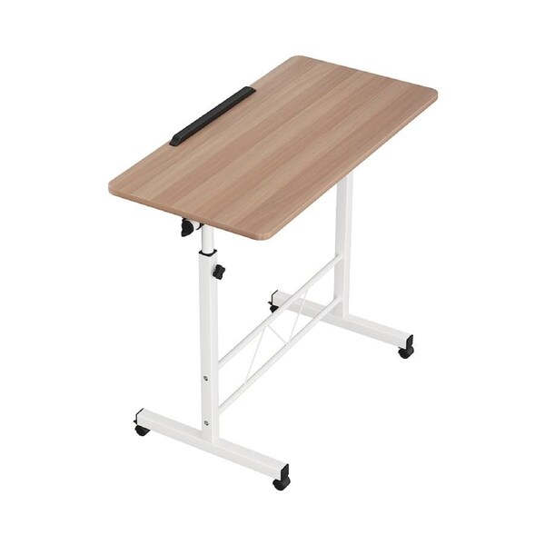 Artiss Laptop Desk Stand Up Table 80cm Light Wood