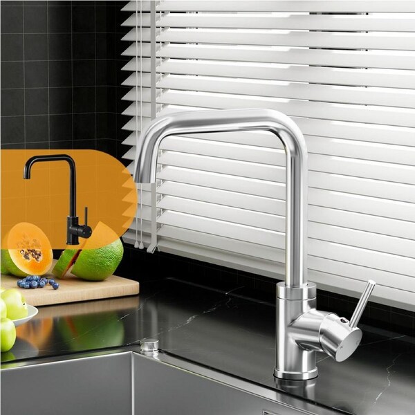 2 Colours Cefito Kitchen Tap Mixer Basin Faucet Vanity Sink WELS Swivel Black