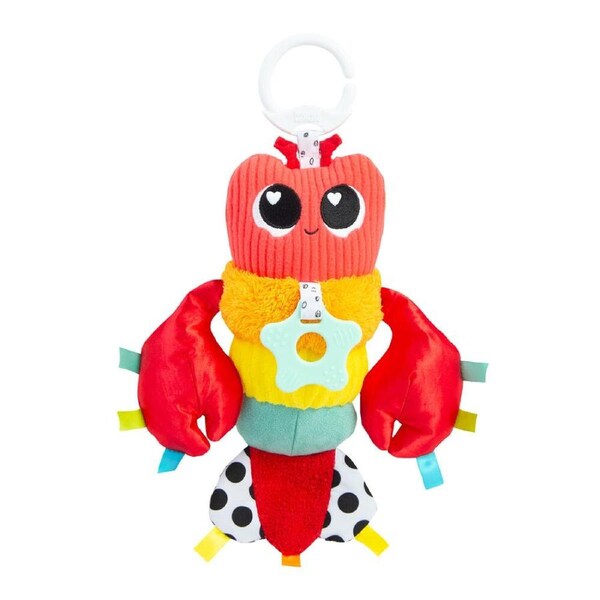 Lamaze Liam The Lobster Clip & Go Newborn/Baby Sensory Soft Plush Toy 0m+