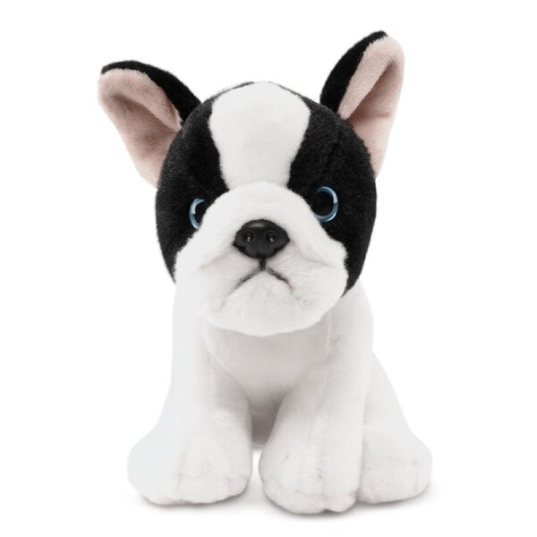 Living Nature - French Bulldog Puppy Black and White (19cm)