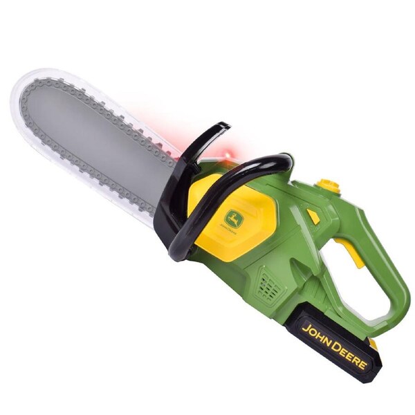 John Deere Motorised Chainsaw Kids/Children Pretend Play Outdoor Toy 3y+