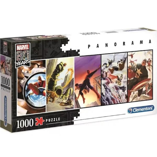 Clementoni Marvel 80th Anniversary Panorama 1000 Piece Puzzle