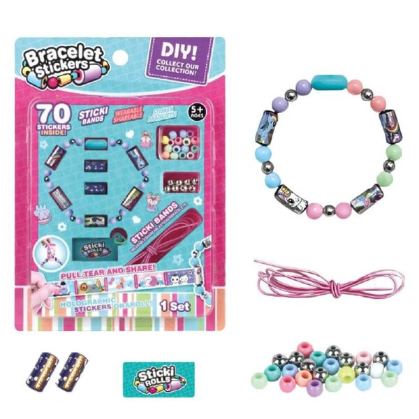 Catzon Bracelet Sticker Set Wearable & Shareable Includes 70 Mini Stickers