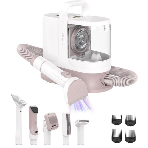 Advwin 5in1 Pet Grooming Kit Vacuum Pet Grooming Kit Vacuum Cleaner