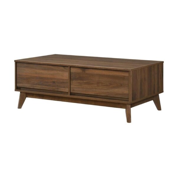 Ariah Coffee Table 2 Drawers Walnut