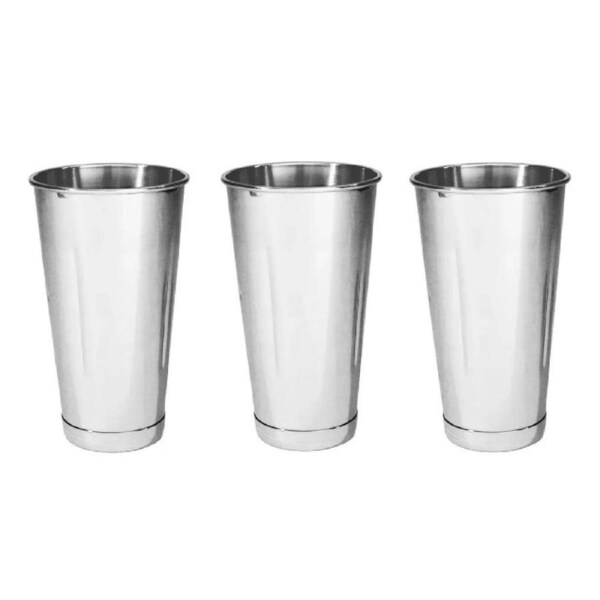Trenton Stainless Steel Milkshake Cups 887ml - Set of 3