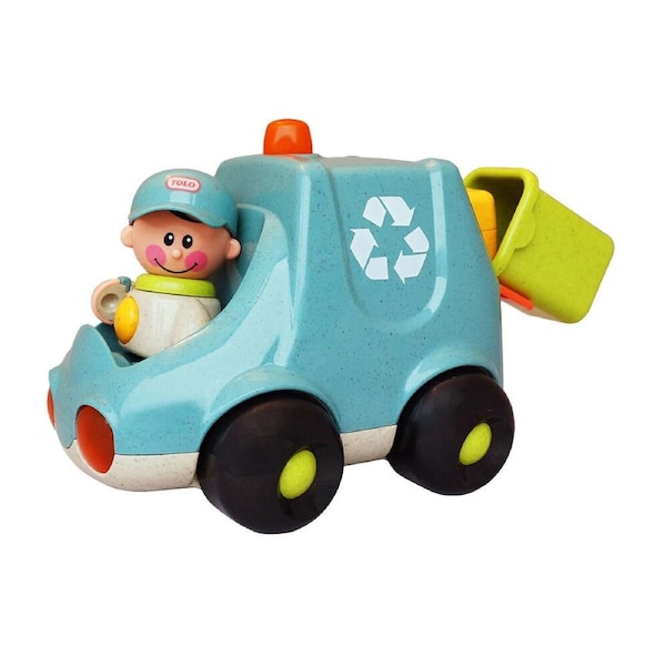 Tolo Toys First Friends Garbage Truck Interactive Play 19.5cm Baby Toy 12m+