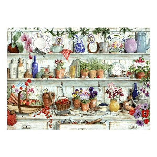 500pc House Of Puzzles Posies & Produce Big 48x69cm Jigsaw Puzzle Kids 3y+