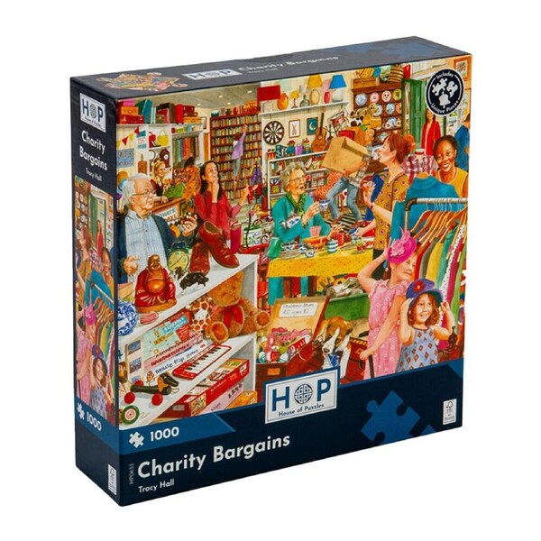 1000pc House Of Puzzles Charity Bargains 48x69cm Jigsaw Puzzle Kids Toy 3y+