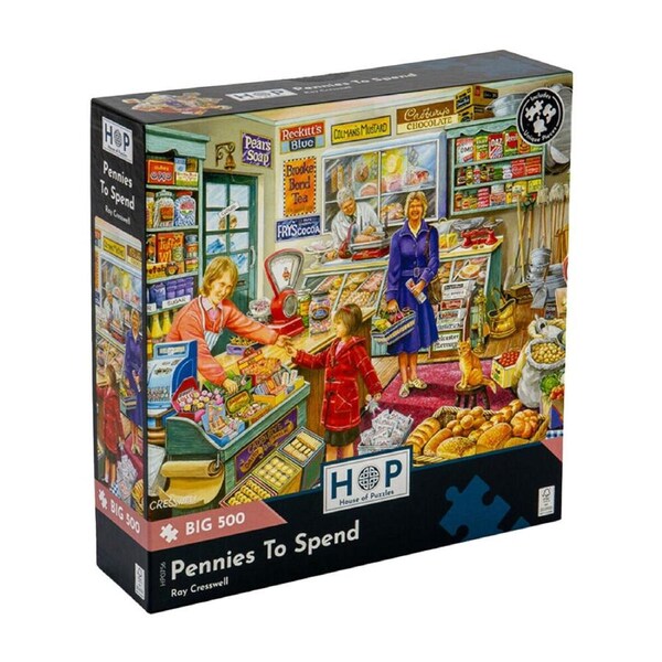 500pc House Of Puzzles Pennies to Spend Big 48x69cm Jigsaw Puzzle Kids 3y+