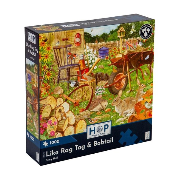 1000pc House Of Puzzles Like Rag Tag and Bobtail 48x69cm Jigsaw Puzzle 3y+