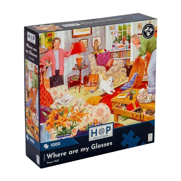 1000pc House Of Puzzles Where Are My Glasses 48x69cm Jigsaw Puzzle Kids 3y+