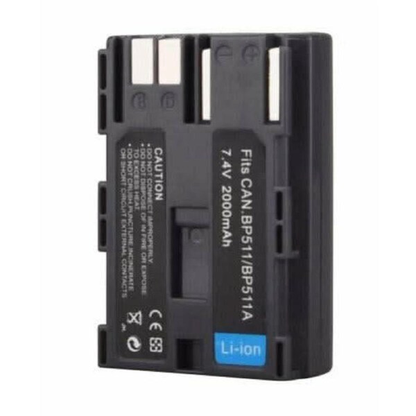 Canon BP-511a BP-511 Compatible Battery - BP-512 EOS 10Da 20D 30D 40D 50D 5D D30 D60 300D