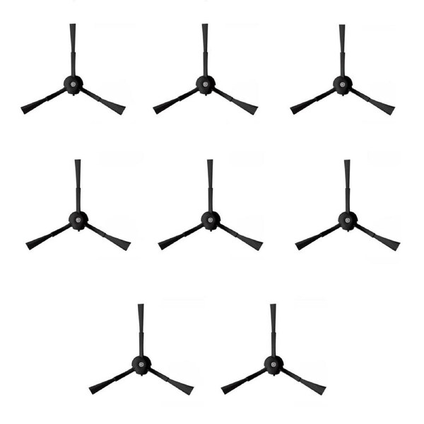 3 Arm Side Brushes For Roborock S8, S7, S6, S5, Q5, Q7, Q8, Qrevo Series, Pack of 8