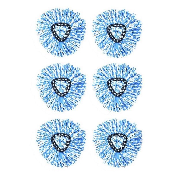 6 Pack Mop Replace Head, Deep Cleaning, Machine Washable and Easy to Replace for O 2-Tank Rinse Cle