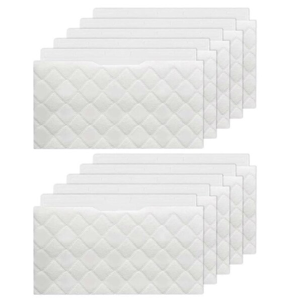 10 Pack Vac Mop Replacement Pads for VACMOP VM252 , Vacmop Pads Cordless Hard Floor Vacuum Mop Pads