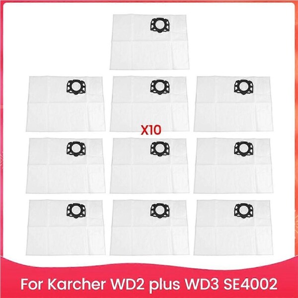 10PCS Vacuum Cleaner Dust Bag Accessories Set for WD2 Plus WD3 SE4002 Vacuum Cleaner Accessories Replacement
