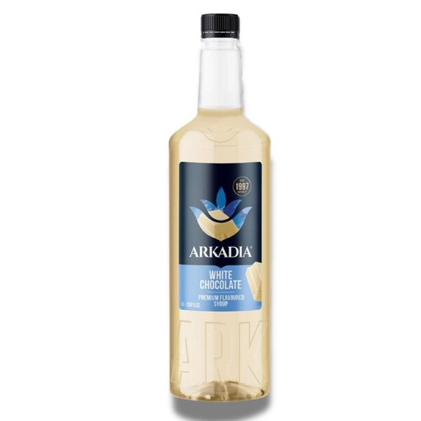 Arkadia White Chocolate Syrup 1000ml – Indulgence in Every Pour
