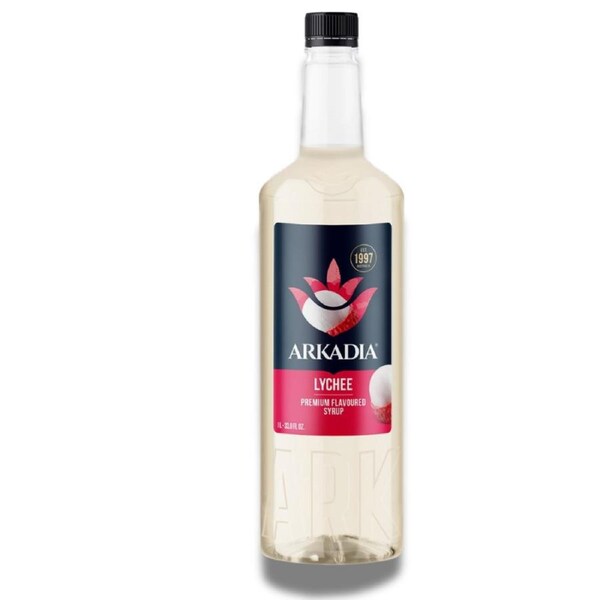 Arkadia Premium Lychee Syrup 1000ml – Exotic Sweetness in Every Drop