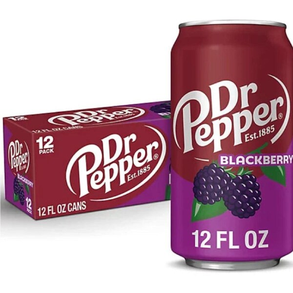 12 Pack x Dr Pepper Blackberry 355ml