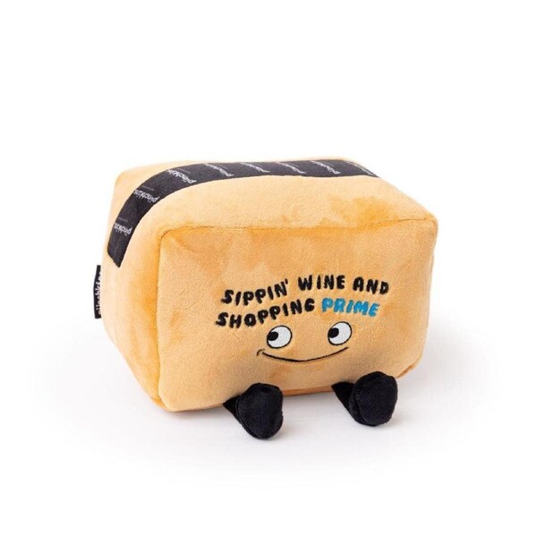 Punchkins Sippin Wine And Shopping Prime Plush