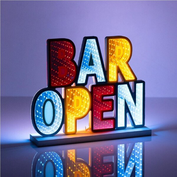 Bar Open' Infinity Light