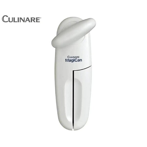 Culinare MaciCan Can Opener - Handheld DIY Can Opening Tool - White Kitchen Appliance