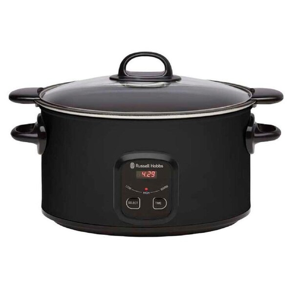 Rusell Hobbs 6L Searing Slow Cooker - Stew Casserol Maker Digital 3 Heat Kitchen Appliance