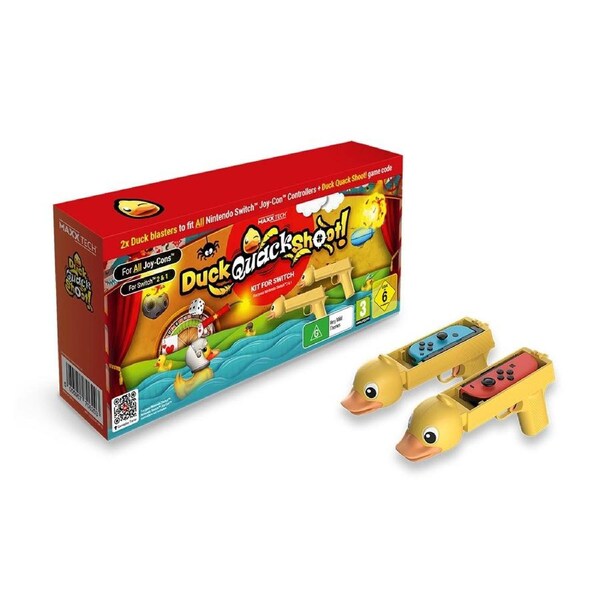 Maxx Tech Duck Quack Shoot! Kit for Nintendo Switch 1&2