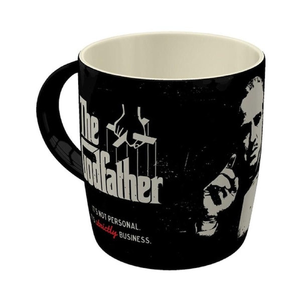 Nostalgic-Art Ceramic Coffee/Tea Mug The Godfather Strictly Business 9x9cm Black