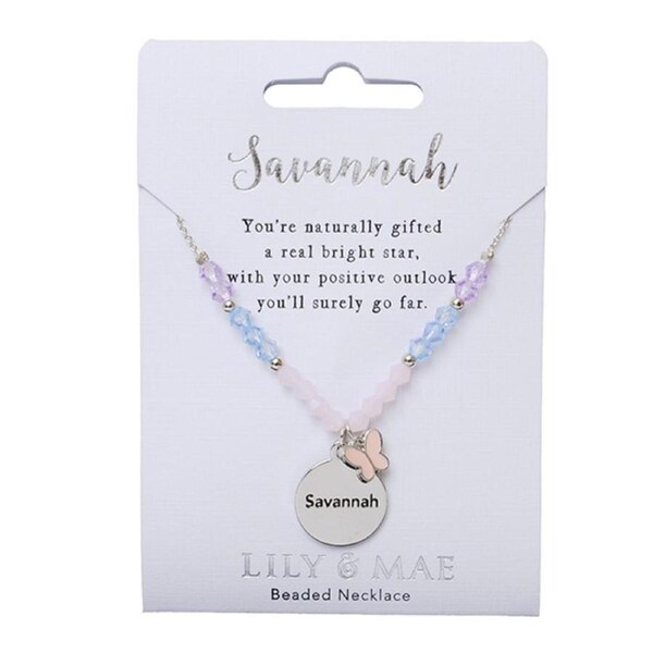 Beaded Necklace - Savannah