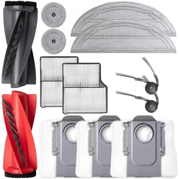 Roborock Bundle For Saros 10R Robot Vacuum Cleaner, Genuine Replenishment Value Kit