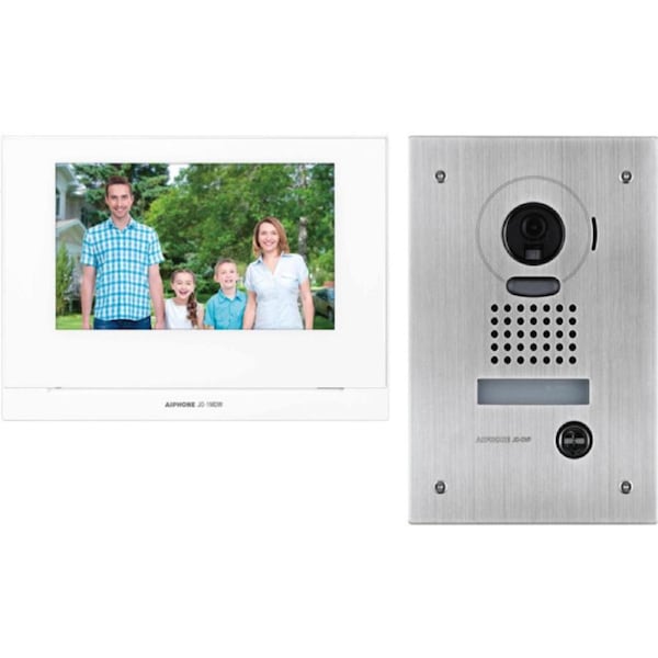 AIPHONE JOS1FW 7" WIRELESS VIDEO INTERCOM KIT WITH JO1MDW, JODVF & P/S