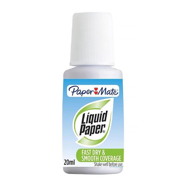 Paper Mate Liquid Paper 20mL Correction Bottle Box of 12 S20022084