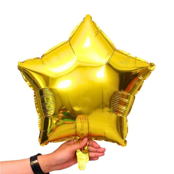 18-inch Metallic Gold Star Foil Balloon