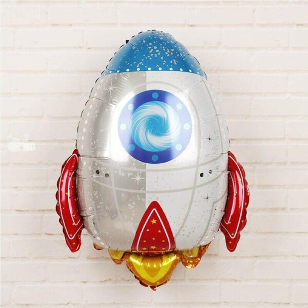 30-inch Large Rocket Foil Balloon