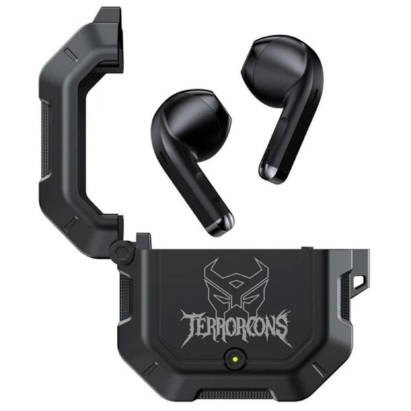 Transformers TWS Wireless Earbud Earphones Bluetooth V5.3 Noise Reduction TF-T12 - Black