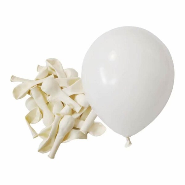 5-inch White Mini Latex Balloons 10pk
