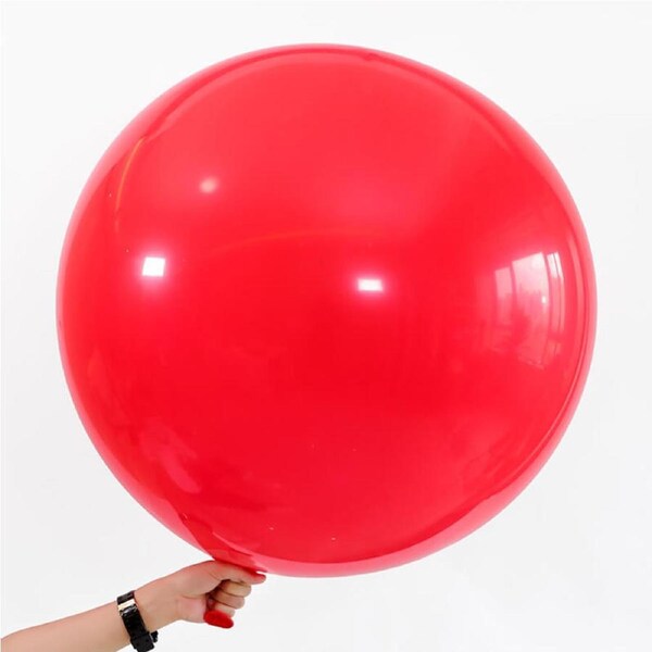 36-inch Jumbo Round Red Latex Balloon