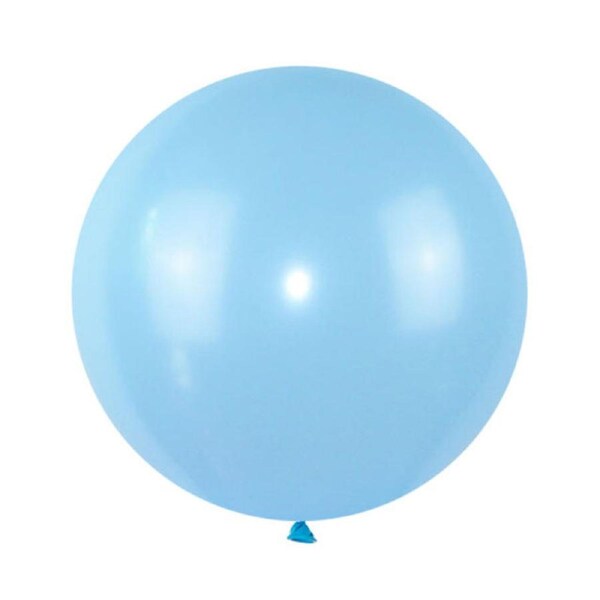 36-inch Jumbo Round Blue Latex Balloon