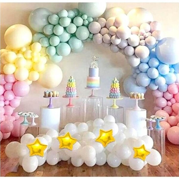Balloon Garland DIY Kit 138pcs - Macaron Rainbow