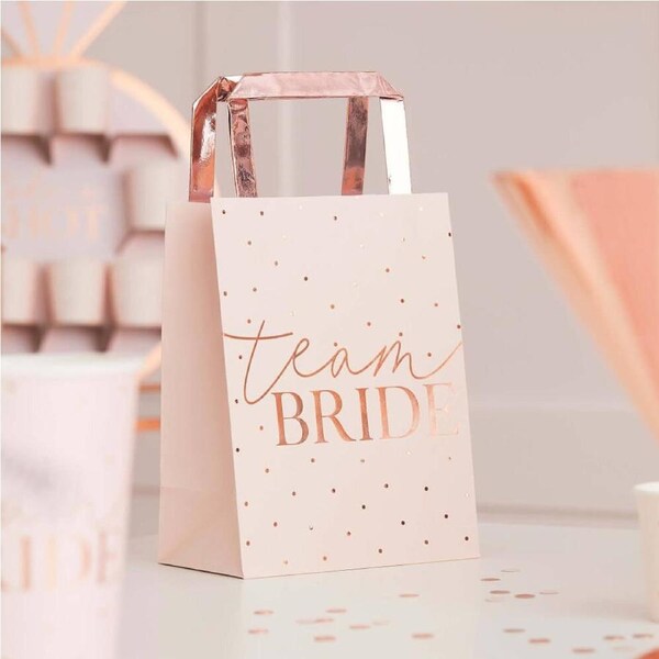 Hen Party Team BRIDE Party Gift Bags 5pk