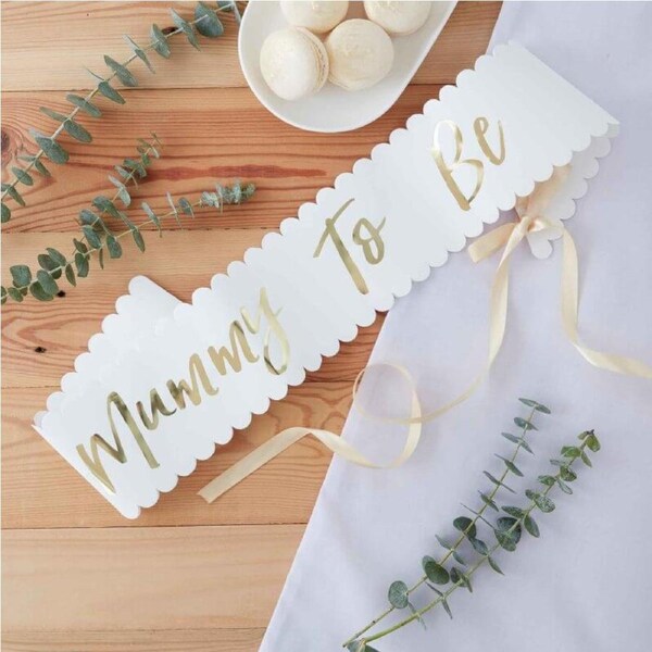 Oh Baby! Mummy To Be Paper Sash