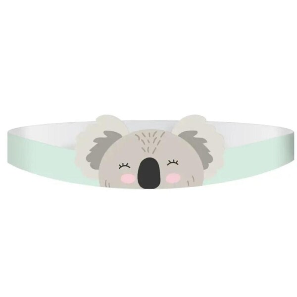 Koala Mini Paper Tiaras 8pk
