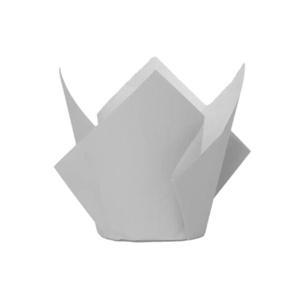 Cool Grey Tulip Cupcake Cases 20pk
