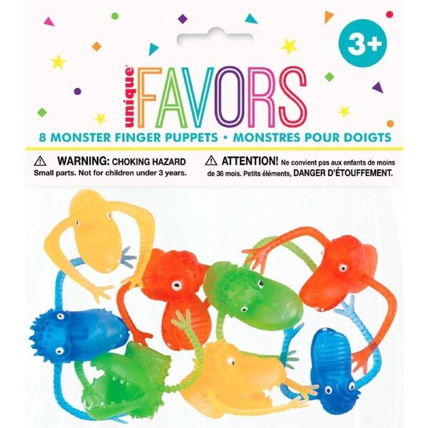 Monster Finger Puppets 8pk