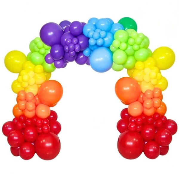 Rainbow Balloon Garland DIY Kit 108pk
