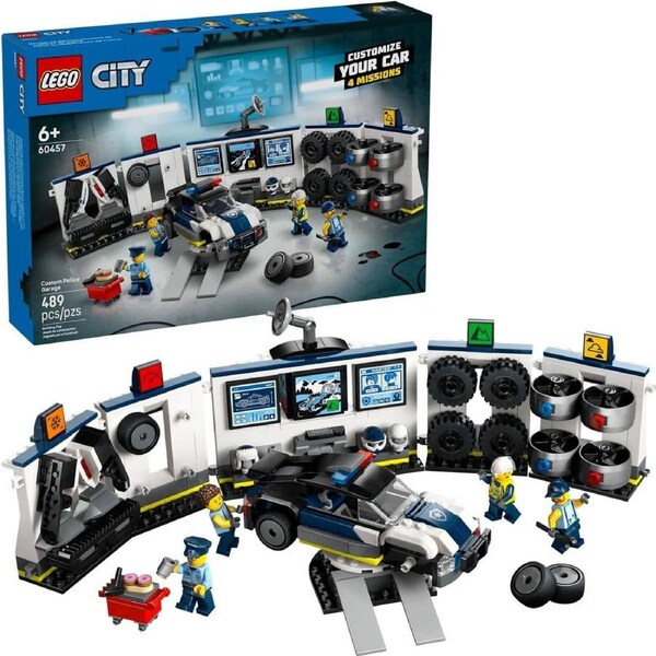 LEGO 60457 Custom Police Car Garage - City