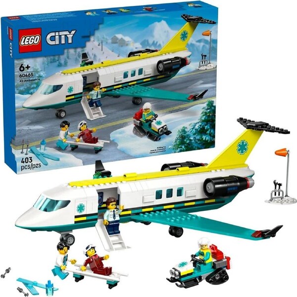 LEGO 60465 Emergency Air Ambulance Airplane - City