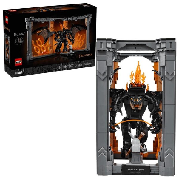 LEGO 10367 The Lord of the Rings: Balrog™ Book Nook - ICONS